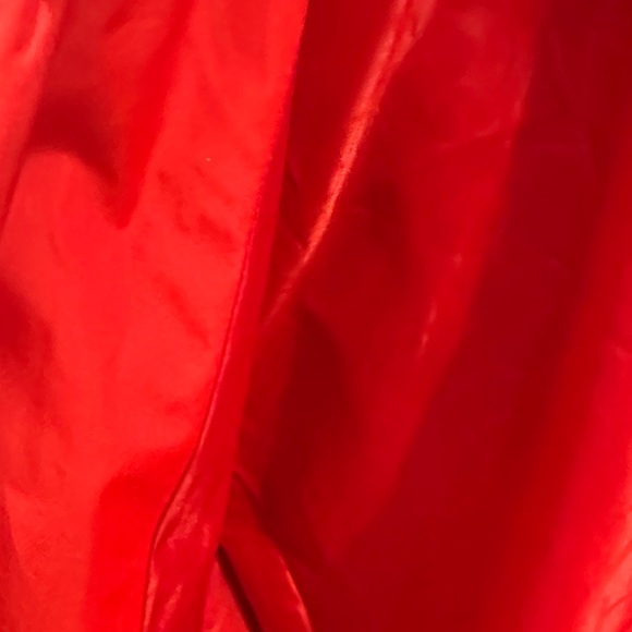 New York & Company Short Red Trench Coat - Picture 8 of 13